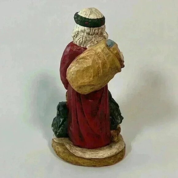 Vintage‎ Father Christmas Santa Claus Resin Blown Plastic Figurine Philippines - Picture 2 of 7